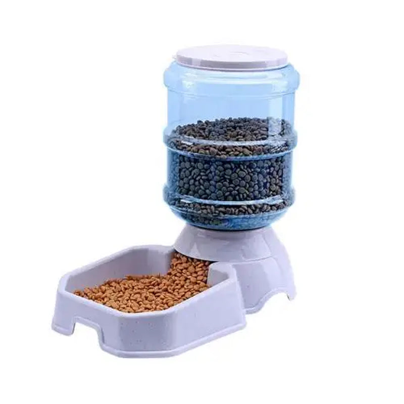 3.8L Automatic Pet Feeder Dog Cat Drinking Bowl Large Capacity Water Food Holder