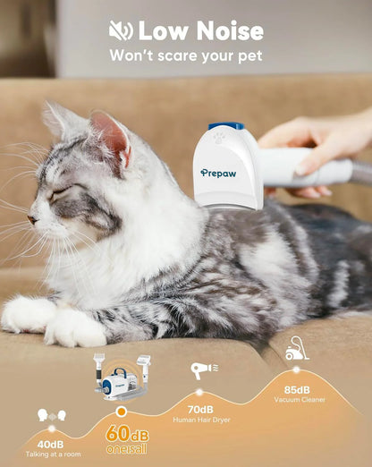 ™ Ultra Max: Juego De Aseo Para Mascotas 10 En 1 Con Potente Soplador/Secador Dual Incluido (Varios Ajustes De Calor Y Modo Silencioso) ¡ÚLTIMO MODELO!