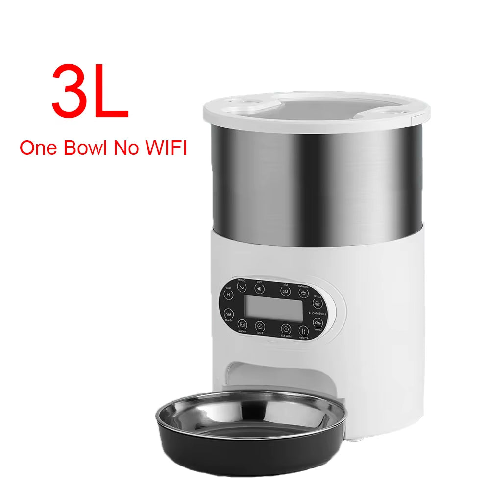 Tuya Smart APP Pet Feeder Cat and Dog Food Automatic Dispenser Suitable for Small and Medium-Sized Cats and Dogs Remote Feeding