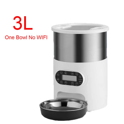 Tuya Smart APP Pet Feeder Cat and Dog Food Automatic Dispenser Suitable for Small and Medium-Sized Cats and Dogs Remote Feeding