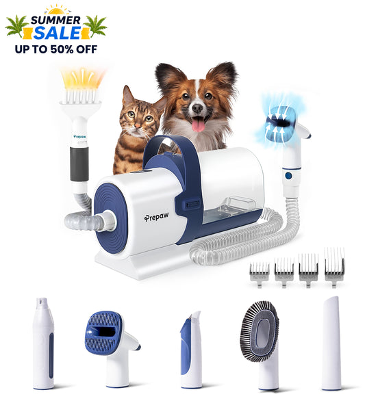 ™ Ultra Max: Juego De Aseo Para Mascotas 10 En 1 Con Potente Soplador/Secador Dual Incluido (Varios Ajustes De Calor Y Modo Silencioso) ¡ÚLTIMO MODELO!