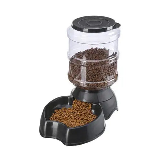 3.8L Automatic Pet Feeder Dog Cat Drinking Bowl Large Capacity Water Food Holder