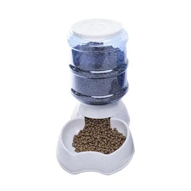 3.8L Automatic Pet Feeder Dog Cat Drinking Bowl Large Capacity Water Food Holder