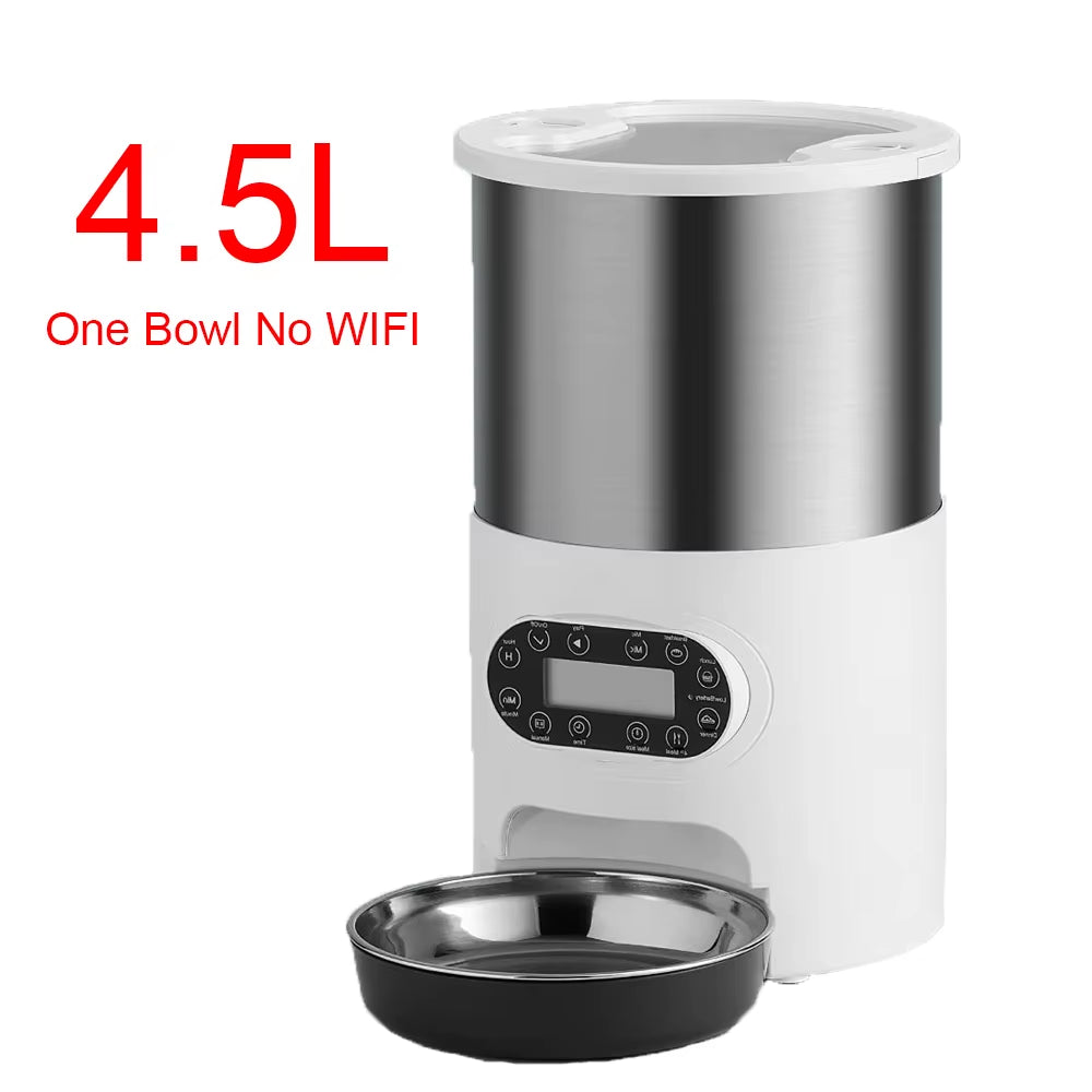 Tuya Smart APP Pet Feeder Cat and Dog Food Automatic Dispenser Suitable for Small and Medium-Sized Cats and Dogs Remote Feeding